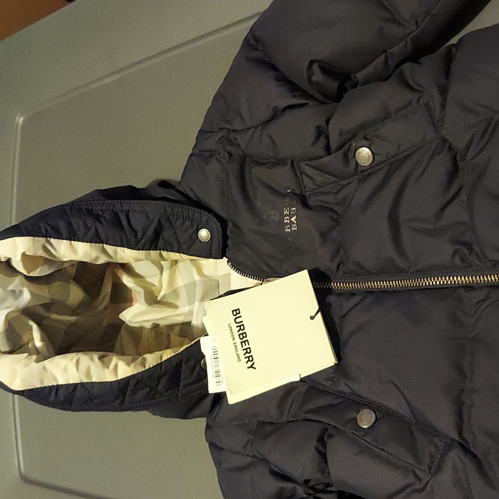 Kid's River Vintage Check Quilted Snowsuit, Size 3M-12m - Picture 2 of 6